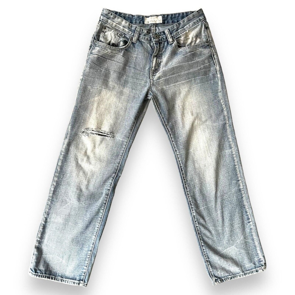 Ecko Unlimited‎ Unltd. 32 x 32 relaxed 759 faded distressed denim blue je…